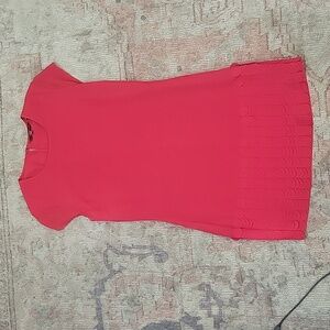 Ted Baker Red mini dress with gorgeous circle layered detail size s